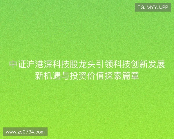 中证沪港深科技股龙头引领科技创新发展新机遇与投资价值探索篇章